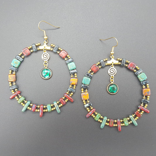 Mandala Ashanti Jewel Earrings