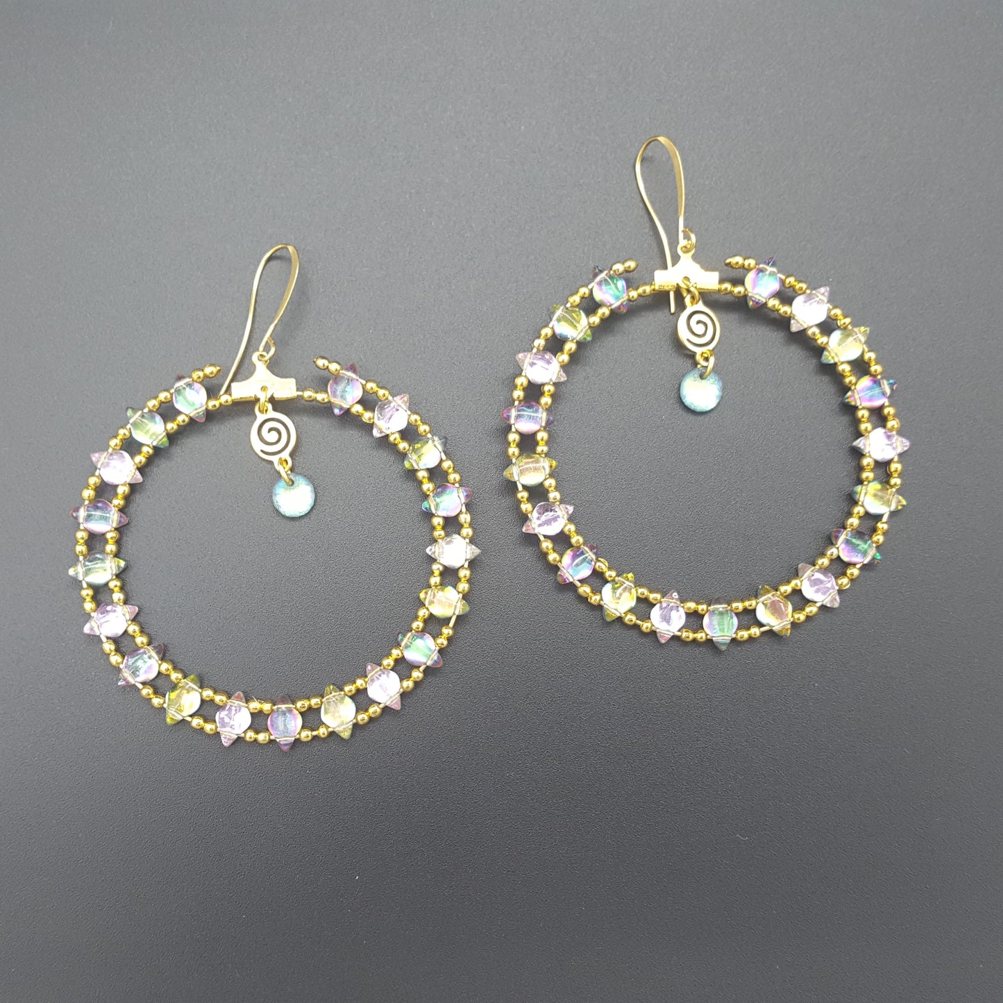 Mandala Harlequin Earrings