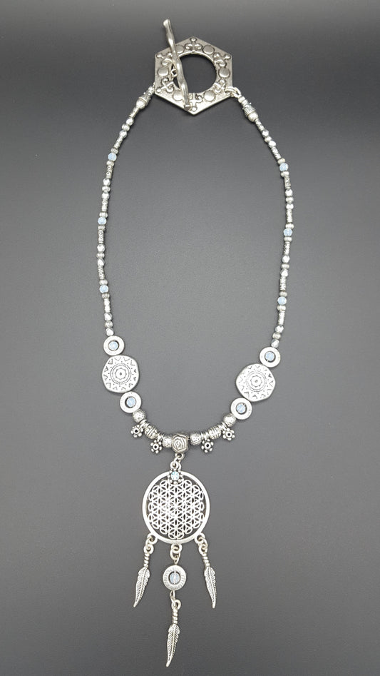 Dreamcatcher Necklace - Opalite