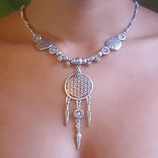 Dreamcatcher Necklace - Opalite