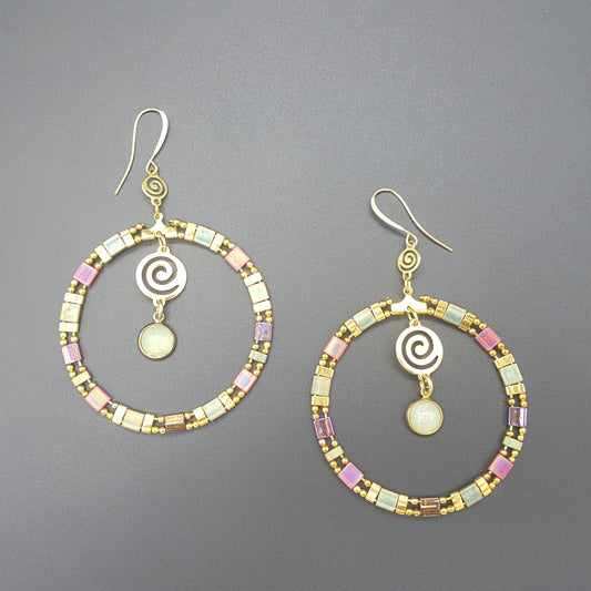 Mandala Deco Jewel Earrings