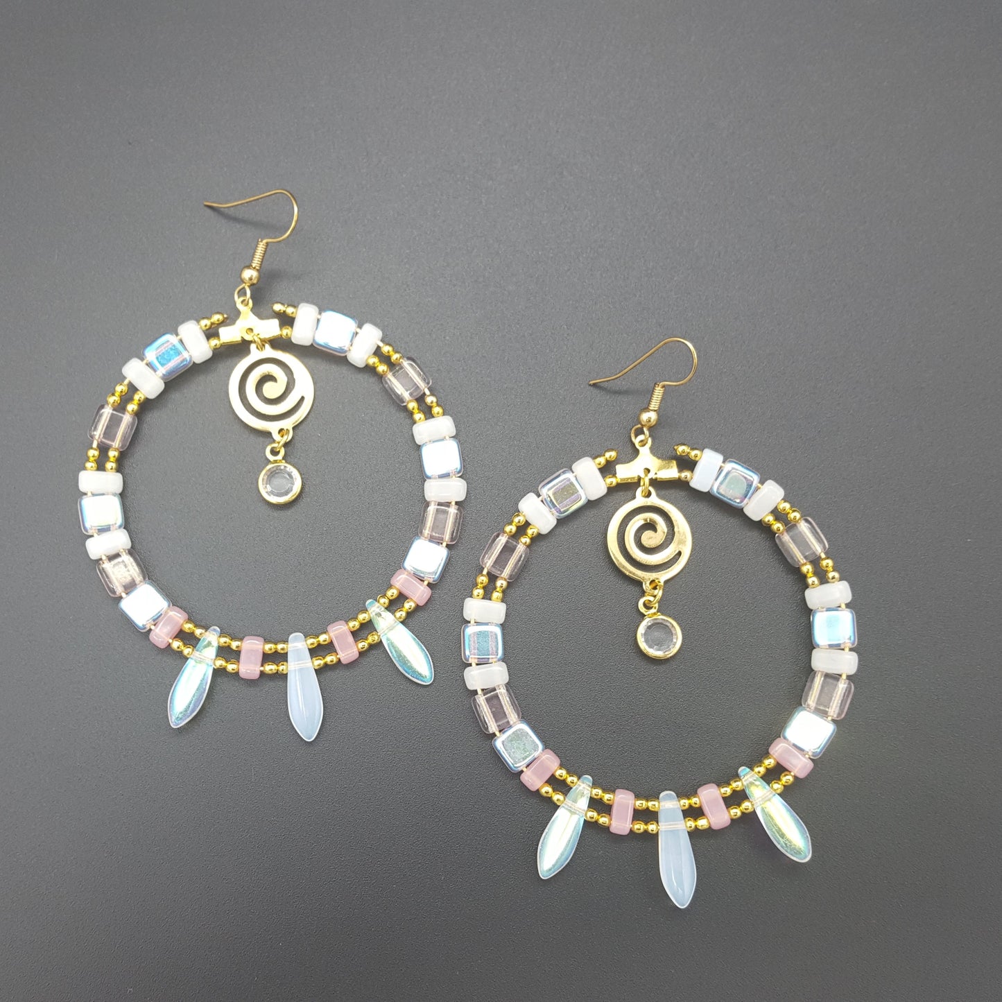 Mandala Dagger Earrings