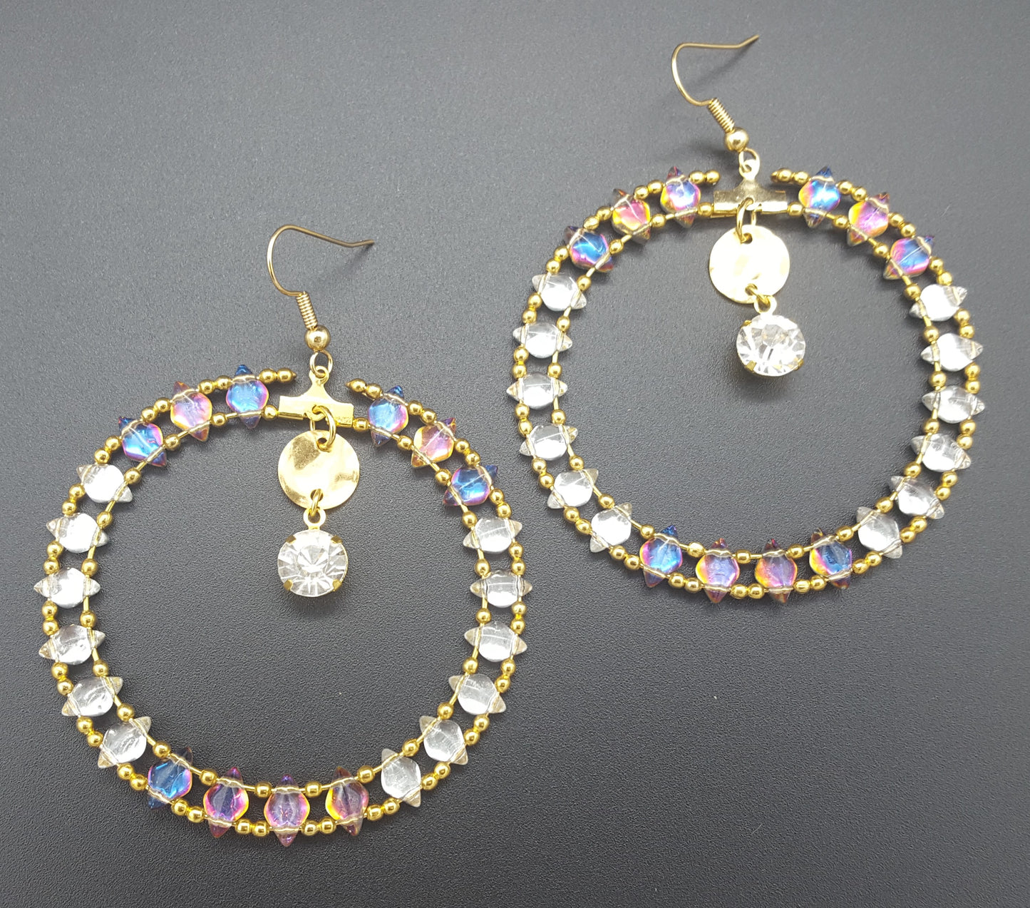 Mandala Harlequin Earrings