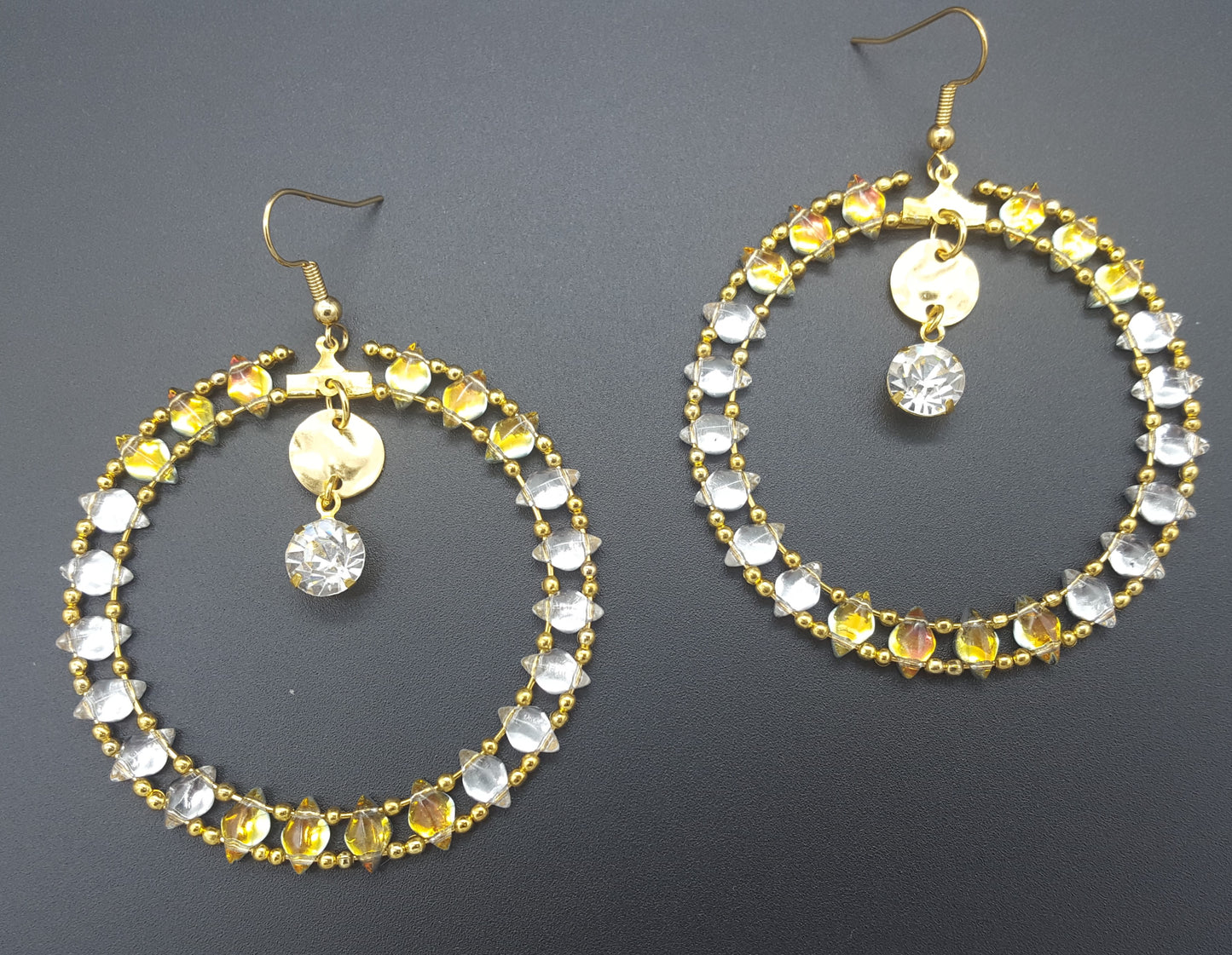 Mandala Harlequin Earrings