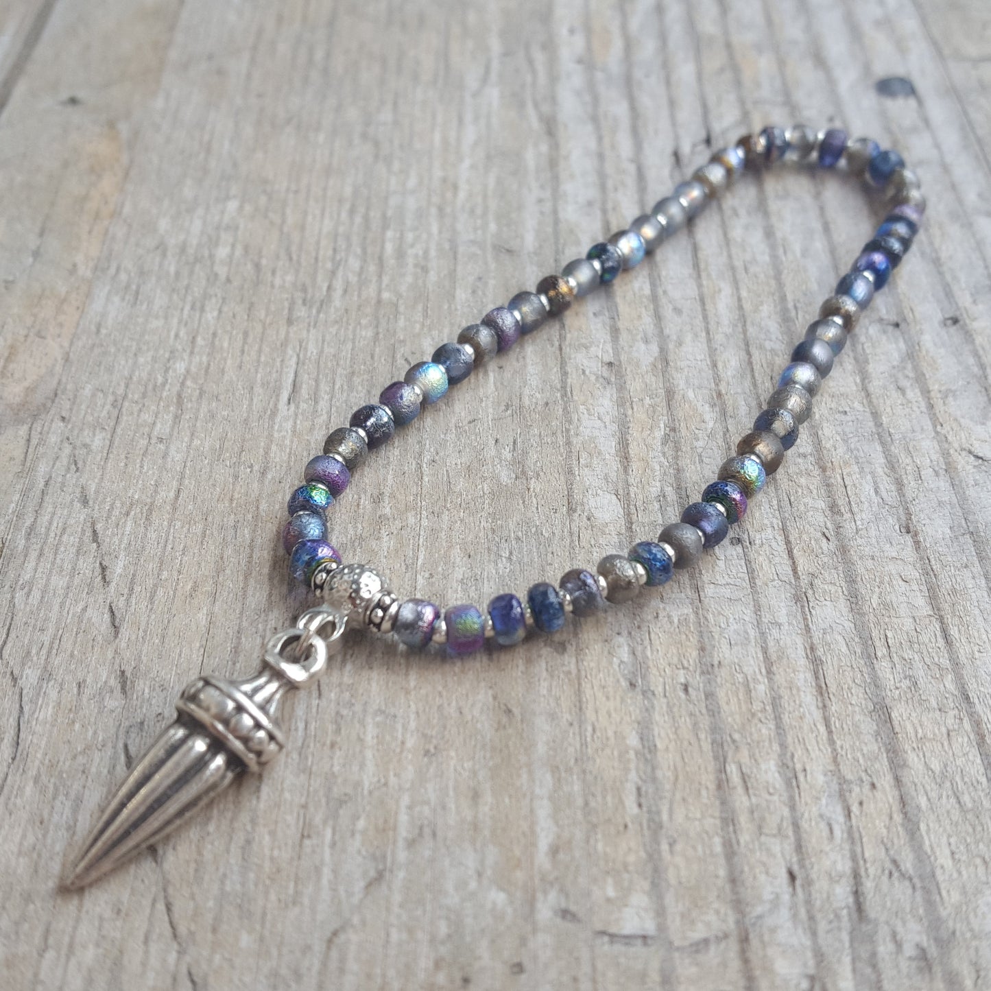 Ornate Dagger Charm Bracelet