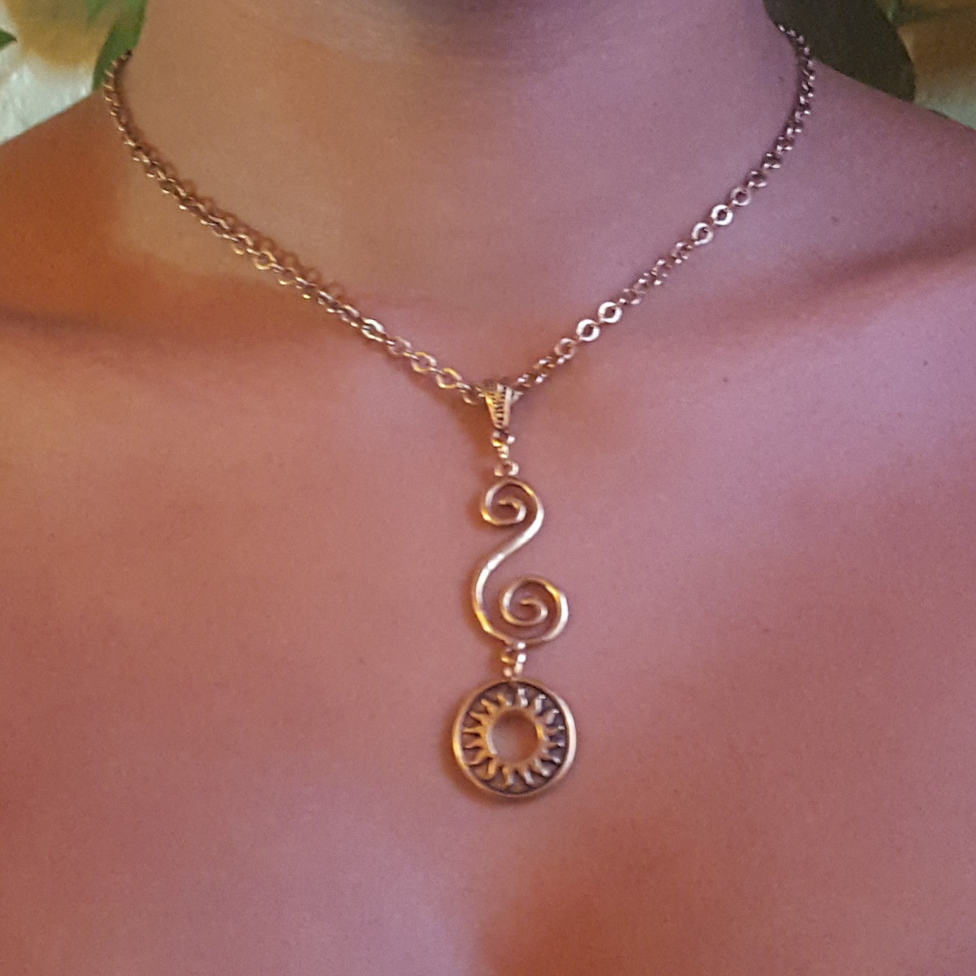 Sun Swirl Necklace