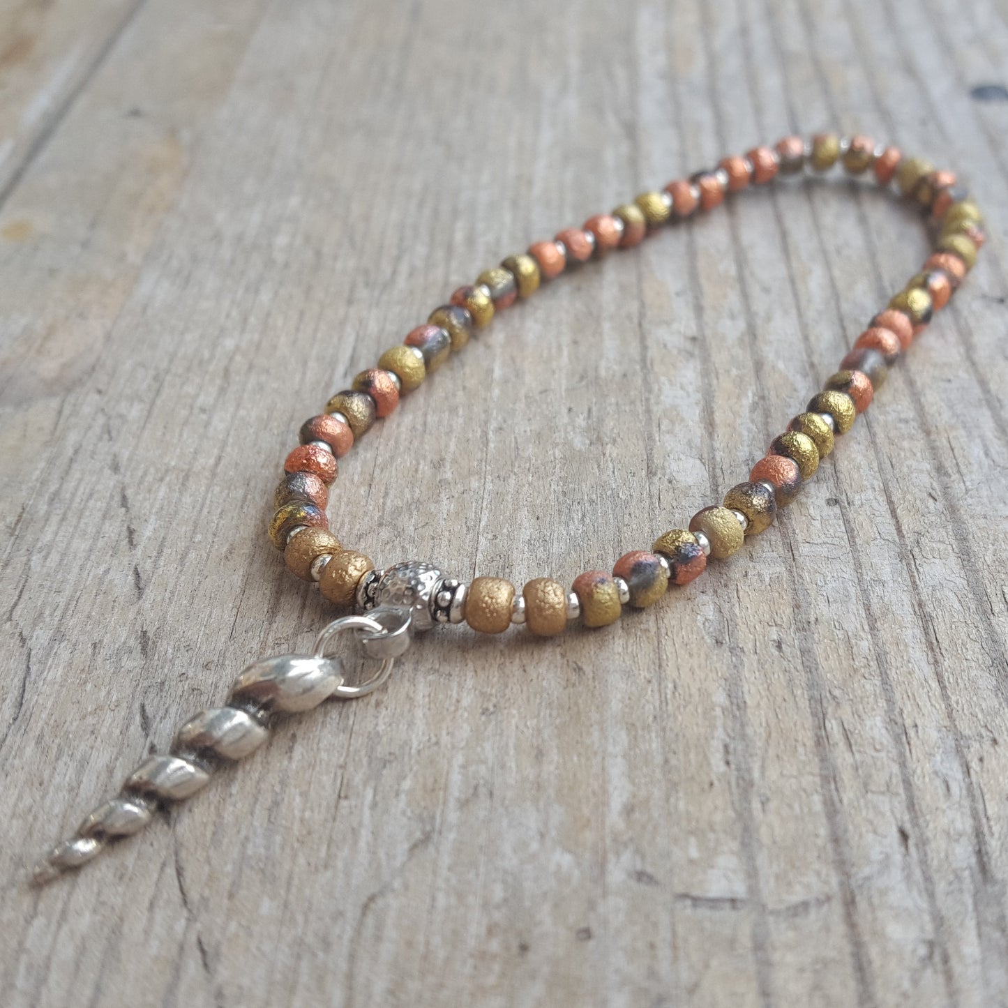 Horn Shell Charm Bracelet