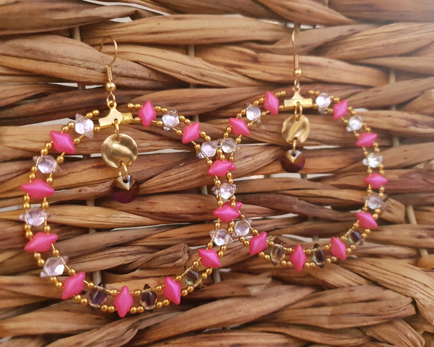Mandala Harlequin Earrings