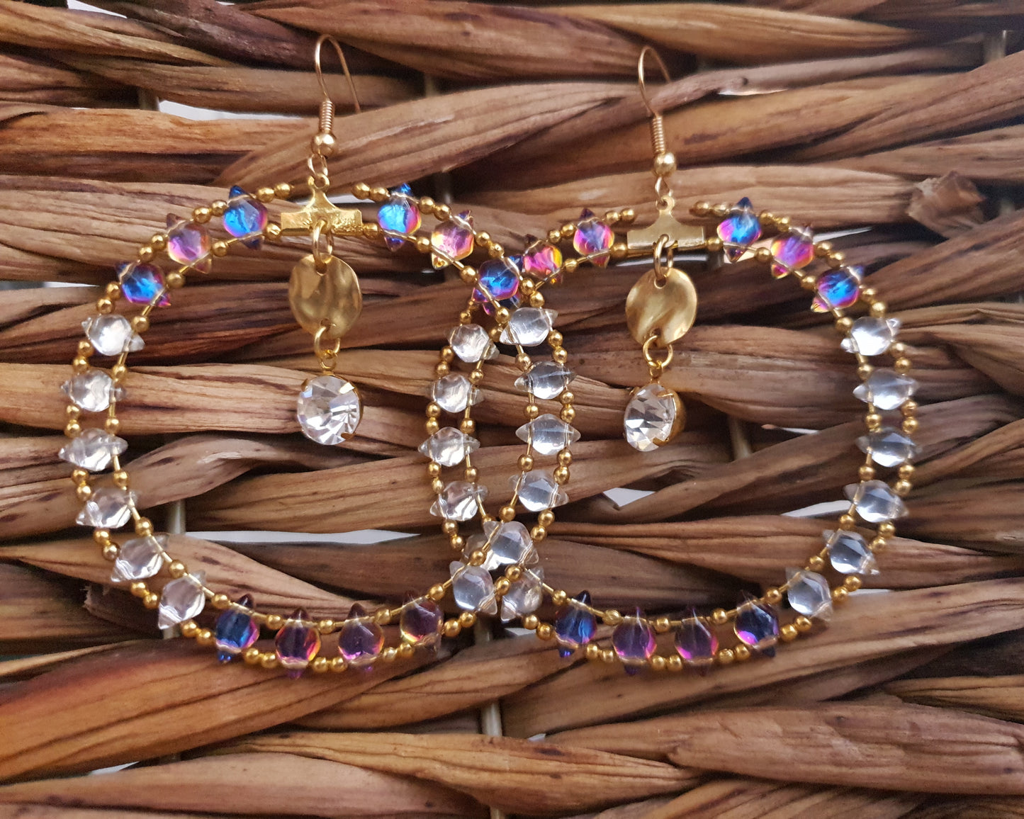 Mandala Harlequin Earrings