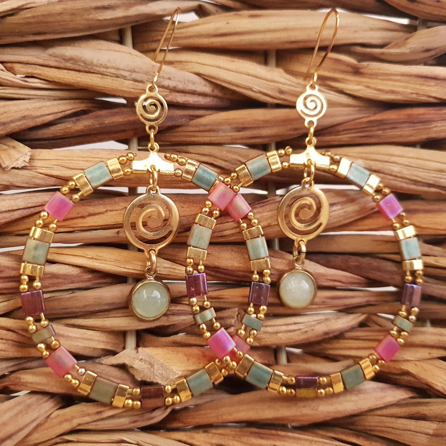 Mandala Deco Jewel Earrings